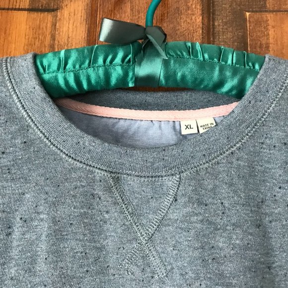 NWOT Orvis Blue Marl Crewneck Tunic-Style Sweatshirt X-Large - Picture 3 of 15